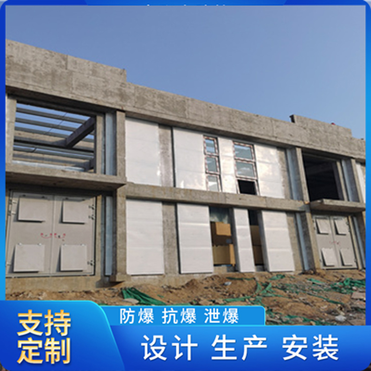 精河岩棉夹芯板泄爆墙