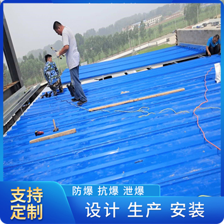 精河岩棉彩钢板泄爆屋盖